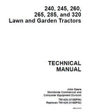 JOHN DEERE 320 LAWN AND GARDEN TRACTOR Service Repair Manual