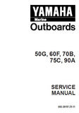 YAMAHA 90AETO, 90TR, B90TR OUTBOARD Service Repair Manual L: 498690 -