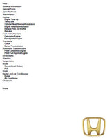 1992 Honda Accord Service Repair Manual