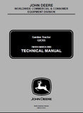 JOHN DEERE GX355 LAWN GARDEN TRACTOR Service Repair Manual