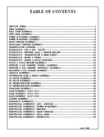 ASV Posi-Track 4500 Track Loader Parts Catalogue Manual