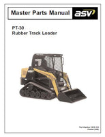 ASV Posi-Track PT-30 Track Loader Master Parts Catalogue Manual