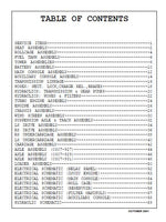 ASV Posi-Track 2810 Track Loader Parts Catalogue Manual