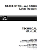 JOHN DEERE STX38 LAWN GARDEN TRACTOR Service Repair Manual