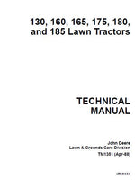 JOHN DEERE 130 LAWN GARDEN TRACTOR Service Repair Manual