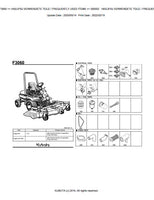 Kubota F3060 Front Mower Parts Catalogue Manual (Publishing ID: BKIDA0130)