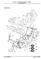 Massey Ferguson MF 9205 TELESCOPIC HANDLER Parts Catalogue Manual