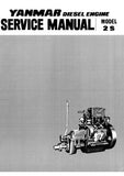 YANMAR 2S MARINE DIESEL ENGINE Service Repair Manual