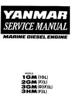 Yanmar 2GM Marine Diesel Engine Service Repair Manual