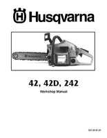 Husqvarna 42D Chainsaw Service Repair Manual