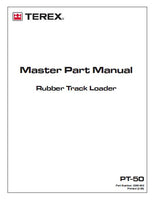 Terex Posi-Track PT 50 Track Loader Master Parts Catalogue Manual