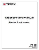 Terex Posi-Track PT 60 Track Loader Master Parts Catalogue Manual