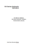 John Deere 100 Series Hydraulic Cylinders Service Repair Manual