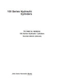 John Deere 100 Series Hydraulic Cylinders Service Repair Manual