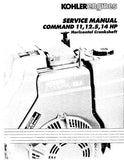 Kohler Command CH12.5 Horizontal Crankshaft Service Repair Manual