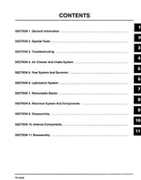 Kohler Command CH12.5 Horizontal Crankshaft Service Repair Manual