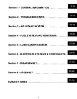 Kohler KT17, KT19 Series II & Models KT17 Twin Cylinder Engine Service Repair Manual