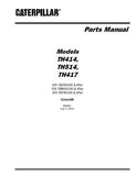 Caterpillar Cat TH414 TH514 TH417 Telehandler Parts Catalogue Manual (SN: TBZ00100 and After)