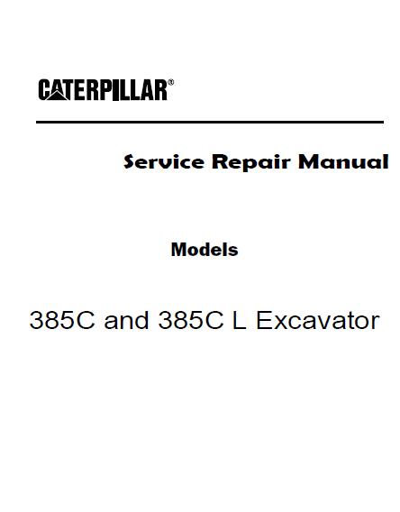 Caterpillar Cat 385C L Excavator (Prefix KGB) Service Repair Manual (K ...