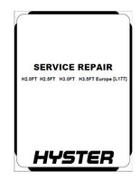 HYSTER L177 (H2.0FT Europe) Forklift Service Repair Manual