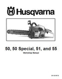 Husqvarna 50 Chainsaw Service Repair Manual