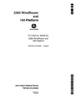 John Deere 2360 WindRower Service Repair Manual (tm1300)