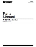 Caterpillar Cat TH220B Telehandler Parts Catalogue Manual (SN: TBF00100 thru TBF00512)