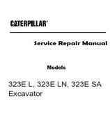 Caterpillar Cat 323E L Excavator (Prefix TDW) Service Repair Manual (TDW00001 and up)