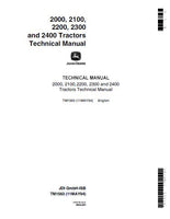 John Deere 2200 Tractor Service Repair Manual (tm1563)