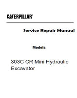 Caterpillar Cat 303C CR Mini Hydraulic Excavator (Prefix BXT) Service Repair Manual (BXT00001 and up)