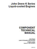 John Deere K Series Liquid-cooled Engines Service Repair Manual