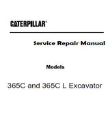 Caterpillar Cat 365C Excavator (Prefix MEM) Service Repair Manual (MEM00001 and up)