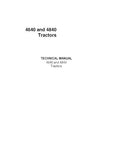 JOHN DEERE 4640 TRACTOR Service Repair Manual