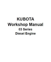 KUBOTA D1703-B(E) DIESEL ENGINE Service Repair Manual