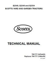 JOHN DEERE S2348 SCOTTS YARD AND GARDEN TRACTOR Service Repair Manual