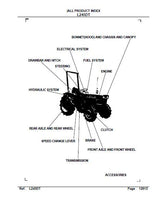 Kubota L245DT Tractor Parts Catalogue Manual