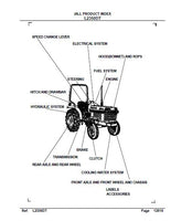 Kubota L2350DT Tractor Parts Catalogue Manual