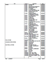 Kubota L2350DT Tractor Parts Catalogue Manual