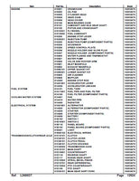 Kubota L2600DT Tractor Parts Catalogue Manual