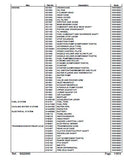 Kubota BX2200D Tractor Parts Catalogue Manual