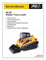 ASV Posi-Track RC-85 Track Loader Service Repair Manual