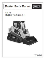 ASV Posi-Track SR 70 Track Loader Parts Catalogue Manual