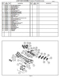 ASV Posi-Track PT-60 Track Loader Master Parts Catalogue Manual