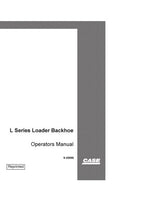 CASE 580 SUPER L LOADER BACKHOES Operator manual