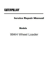 Caterpillar Cat 994H Wheel Loader (Prefix DWC) Service Repair Manual (DWC00001 and up)