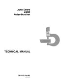 John Deere 493D Feller Buncher Service Repair Manual (tm1415)