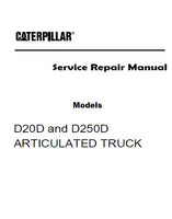 Caterpillar Cat D250D ARTICULATED TRUCK (Prefix 9MG) Service Repair Manual (9MG00001 and up)