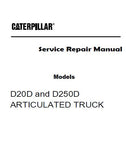 Caterpillar Cat D250D ARTICULATED TRUCK (Prefix 9MG) Service Repair Manual (9MG00001 and up)