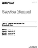 Caterpillar Cat DP100 Forklift Lift Trucks Service Repair Manual SN:3DP00193 and up