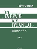 Toyota 8FBCU25 Forklift Service Repair Manual